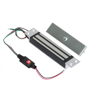 Zwora elektromagnetyczna MG300.180MR HARTTE (mont. wpuszczany, monitoring zamknięcia, siła trzymania 180 kg) Bira