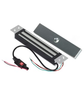 Zwora elektromagnetyczna MG300.300MR HARTTE (mont. wpuszczany, monitoring zamknięcia, siła trzymania 300 kg) Bira