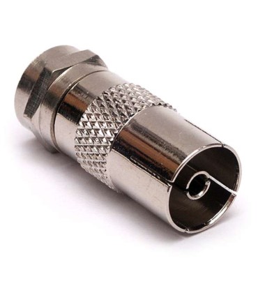 Przejście wtyk F - gniazdo antenowe