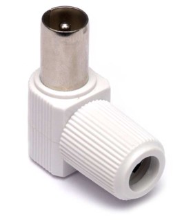 Współosiowa wtyczka antenowa kątowa MC-095 Alcad