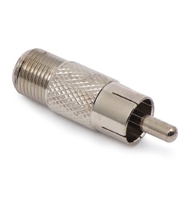 Przejście gniazdo F - wtyk RCA