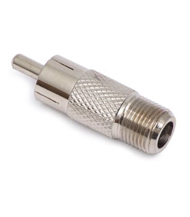 Przejście gniazdo F - wtyk RCA