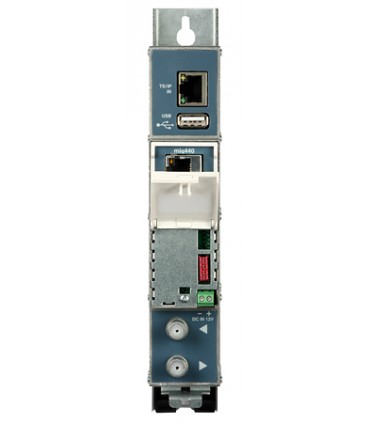 Transmodulator IP (100/1000 Mbit/s) - 4x DVB-C miq-440 z wbudowanym gniazdem USB TERRA