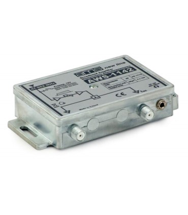 Wzmacniacz antenowy wewnętrzny z zasilaczem AWS-1142 SilverLine