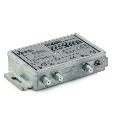 Wzmacniacz antenowy wewnętrzny z zasilaczem AWS-1143 SilverLine