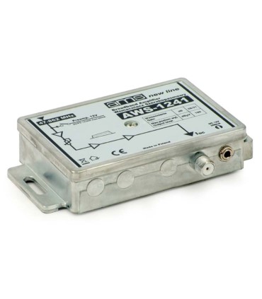 Wzmacniacz antenowy wewnętrzny z zasilaczem AWS-1241 SilverLine