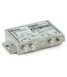 Wzmacniacz antenowy wewnętrzny z zasilaczem AWS-1243 SilverLine