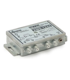 Wzmacniacz antenowy wewnętrzny z zasilaczem AWS-1244 SilverLine