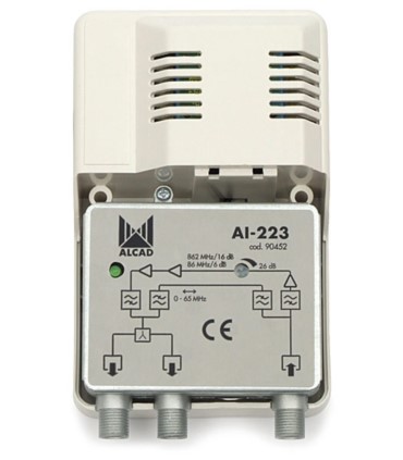 Wzmacniacz AI-223 szerokopasmowy Alcad