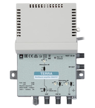 Wzmacniacz budynkowy MA-075T FM-VHF-UHF TERRA