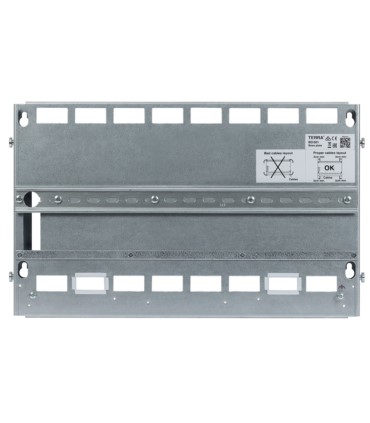 Obudowa metalowa CD001 z szyną DIN BD001 do stacji czołowej TERRA