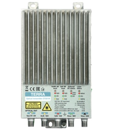 Nadajnik optyczny OT501W 1x6 dBm SAT/DVB-T TERRA