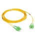 Patchcord jednomodowy ULTIMODE PC-522D2 2xSC/APC-2xSC/APC, duplex G.657A2 2 mm 5 m