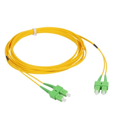 Patchcord jednomodowy ULTIMODE PC-522D2 2xSC/APC-2xSC/APC, duplex G.657A2 2 mm 5 m