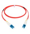 Patchcord jednomodowy PC-555D1 LC-LC, duplex, G.657A1 2mm 1m czerwony