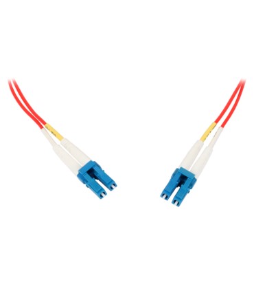 Patchcord jednomodowy PC-555D1 LC-LC, duplex, G.657A1 2mm 1m czerwony