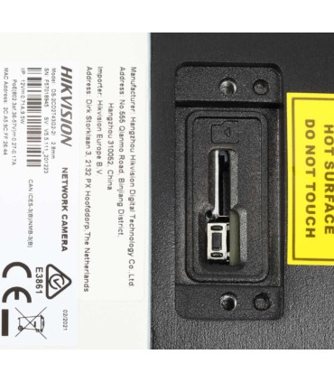 Kamera IP kompaktowa Hikvision DS-2CD2T43G2-2I (4 MPix, 2,8 mm, 0,005 lx, IR do 60 m, WDR, H.265, AcuSense)