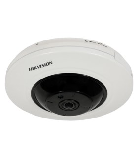 Kamera IP fisheye Hikvision DS-2CD2955FWD-IS (5 Mpix, 1,05 mm, 0,034 lx, IR do 8 m, We-Wy audio i alarmowe)