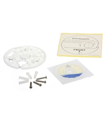 Kamera IP fisheye Hikvision DS-2CD2955FWD-IS (5 Mpix, 1,05 mm, 0,034 lx, IR do 8 m, We-Wy audio i alarmowe)