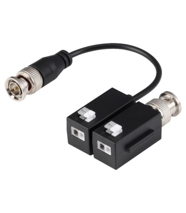 Transformator wideo Dahua PFM800B-4K z wtykiem BNC na kablu (2szt.)