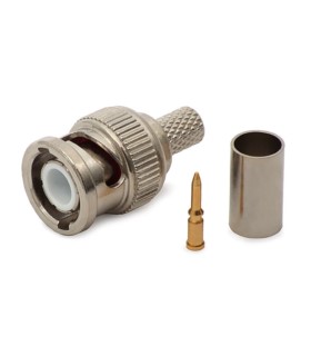 Wtyk BNC 75 zaciskany na kabel RG-59