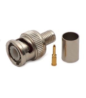 Wtyk BNC 75 zaciskany na kabel RG-6