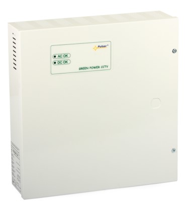 Zasilacz buforowy do 9 kamer analogowych PSDCB09129C (13,8V/9A/9x1A/17Ah)