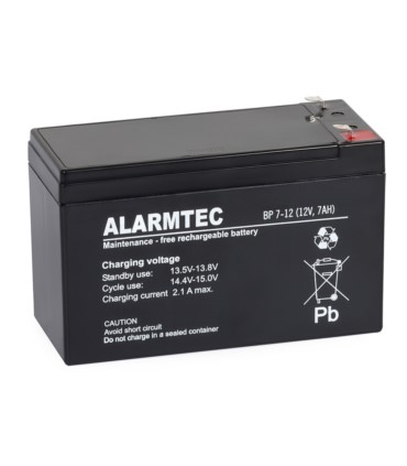 Akumulator Alarmtec BP 7-12 (12V, 7 Ah, AGM)