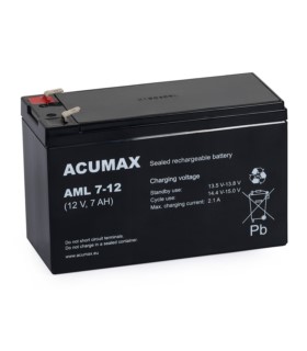 Akumulator Acumax AML 7-12 (12V, 7 Ah, AGM)