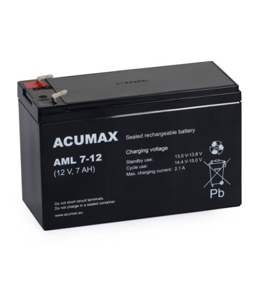 Akumulator Acumax AML 7-12 (12V, 7 Ah, AGM)