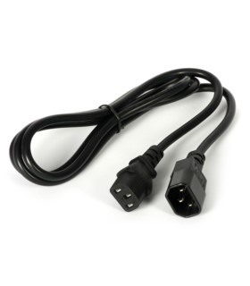 Przedłużacz zasilania AC komputera IEC C13/IEC C14 1,5m