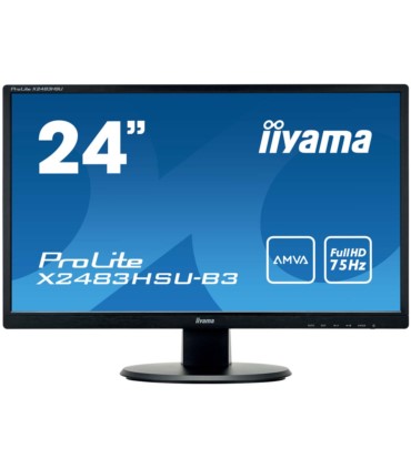Monitor IIyama Prolite X2483HSU-B3 (24", HDMI, DisplayPort, VGA, VA, głośniki)