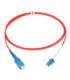 Patchcord jednomodowy PC-515S1 SC-LC, simplex, G.657A1 2mm 1m czerwony