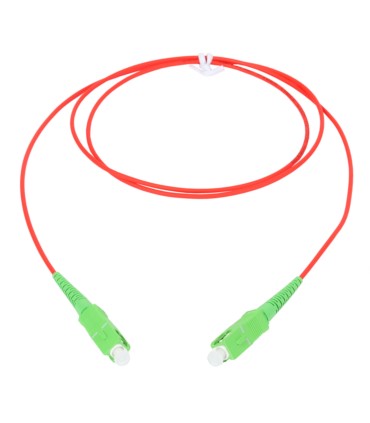Patchcord jednomodowy PC-522S1 SC/APC-SC/APC, simplex, G.657A1 2mm 1m czerwony