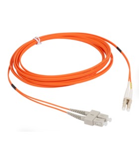 Patchcord wielomodowy PC-015D 2xSC/UPC-2xLC/UPC, duplex OM2 2 mm 5 m