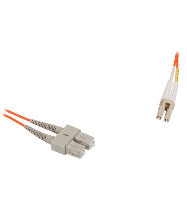 Patchcord wielomodowy PC-015D 2xSC/UPC-2xLC/UPC, duplex OM2 2 mm 5 m