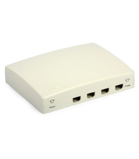 Puszka abonencka ULTIMODE TB-04H (wewnętrzna, max 4 spawy, 4 adaptery typu SC simplex, tacka dodatkowa)