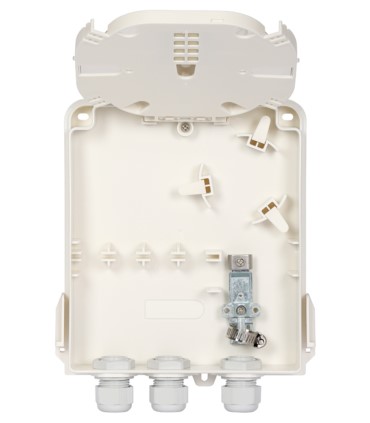 Mufa światłowodowa GP62DW-1 max. 16 spawów, 8 adapterów SC