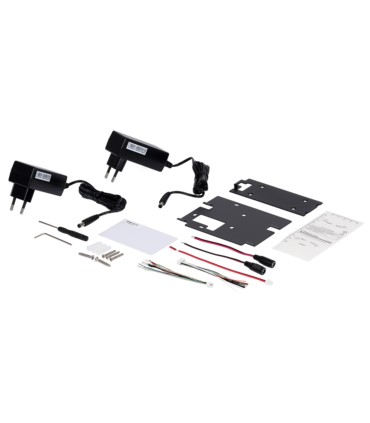 Zestaw wideodomofonowy Hikvision IP Villa 2 gen DS-KIS603-P(B) (DS-KV6113-WPE1(B), DS-KH6320-WTE1, 2 x zasilacz DC 12V)
