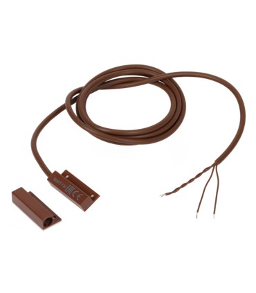S-1 BR Czujka magnetyczna z pętlą sabotażową (brązowa) SATEL