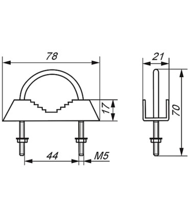 Uchwyt antenowy mini M5