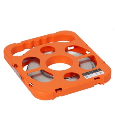 Taśma stalowa 10x0,4mm 50 m (304) nierdzewna w podajniku