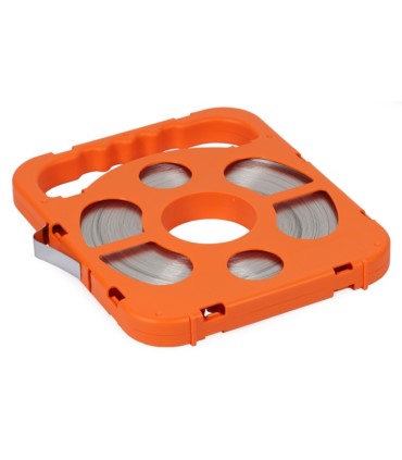 Taśma stalowa 19x0,7mm 50 m (430) nierdzewna w podajniku