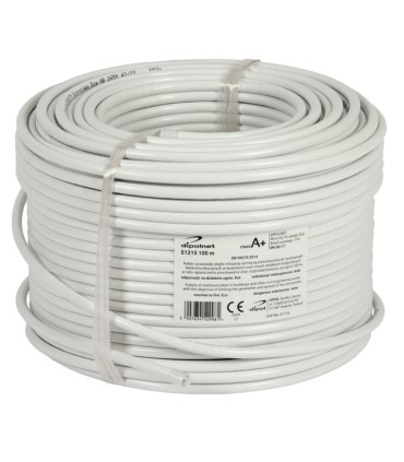 Przewód koncentryczny 75 Om Tri-Shield DIPOLNET RG-6 Cu Eca Klasa A+ 1.13/4.8/7.0 110 dB [100m]