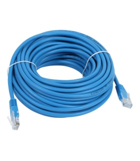 Patchcord UTP 15 m kat. 6 niebieski