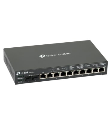 Router TP-Link ER7212PC 2xSFP WAN/LAN, 1xGE WAN, 1xGE WAN/LAN, 8xGE PoE 802.3af/at LAN (110W) Omada kontroler