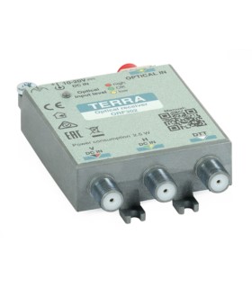 Odbiornik optyczny ORF302 E z wyjściem Wideband + DVB-T2 TERRA