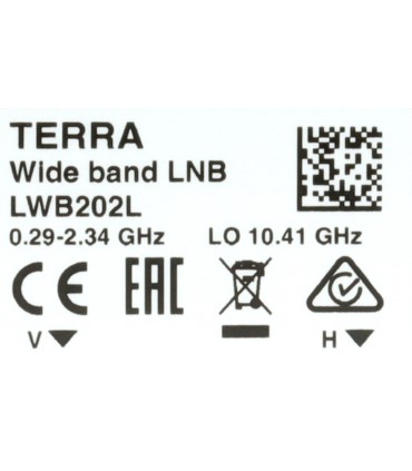Konwerter satelitarny LWB202L Wideband LO 10,41 GHz TERRA