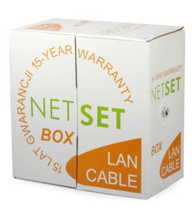 Przewód NETSET BOX F/UTP 5e skrętka ekranowana, zewnętrzna [305m]