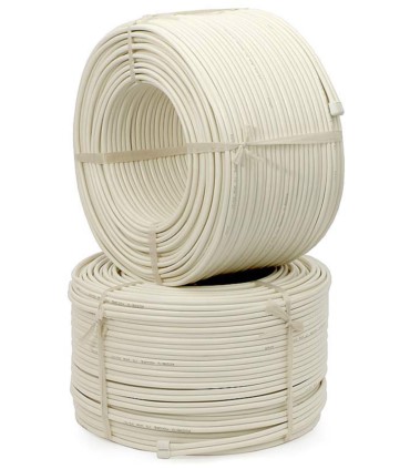 Przewód koncentryczny 75 Om CCTV CAMSET/YAR Eca 0,59/3,7/5,5 z dwoma przewodami zasilającymi 230V AC [100m]